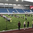 De marţi încoace absolvenţii de gimnaziu din municipiu au parte de festivităţi speciale, organizate la stadionul de 25 de milioane inaugurat anul trecut şi pe care numai meciuri de fotbal...