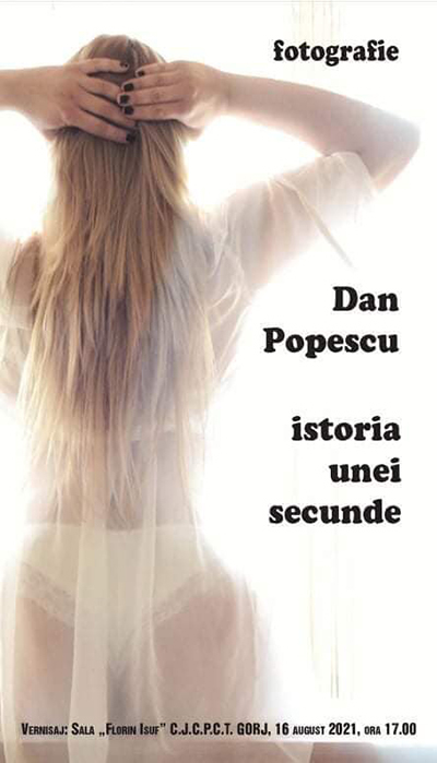Comunicat de presă Centrul Judeţean pentru Conservarea şi Promovarea Culturii Tradiţionale Gorj vă invită luni 16 august 2021 la vernisajul expoziţiei de fotografie “Istoria unei secunde”. Colegul nostru, referent cultură...