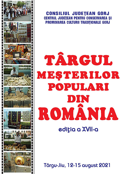 De joi, 12 august 2021, Centrul Judeţean pentru Conservarea şi Promovarea Culturii Tradiţionale Gorj în parteneriat cu Primăria Municipiului Târgu Jiu organizează ediţia din acest an a Târgului Meşterilor Populari...