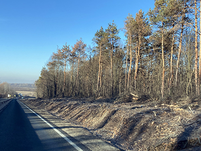 Şoferii care circulă zilele acestea de la Târgu Jiu spre Scoarţa, sau vin spre oraş, au putut să observe echipe de muncitori care au defrişat o bună bucată de teren...